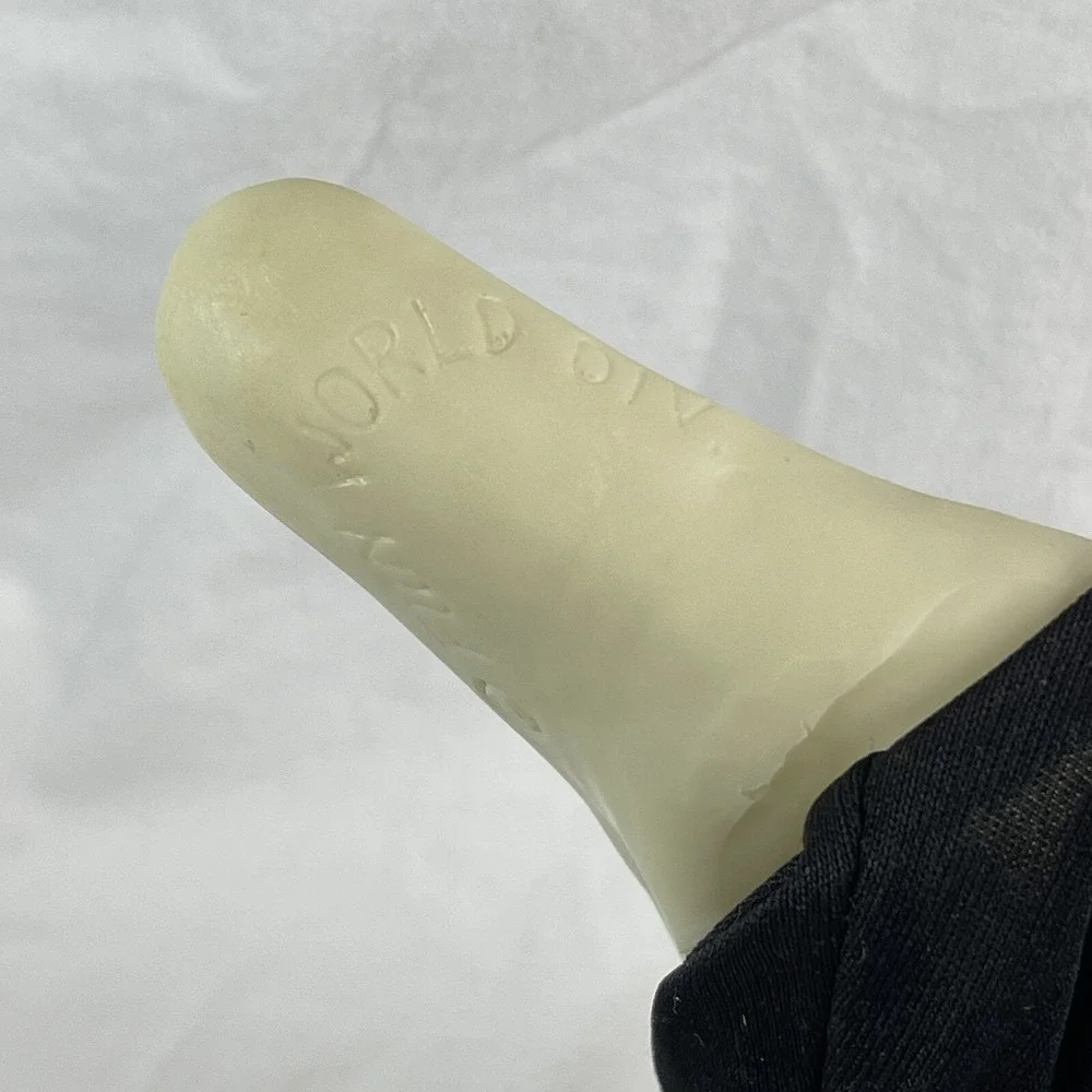 Vintage Ghostface Fun World Div Chin Stamp Scream Mask Hood Rare Smile Grin GLOW